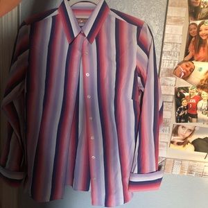Thomas pink button down shirt